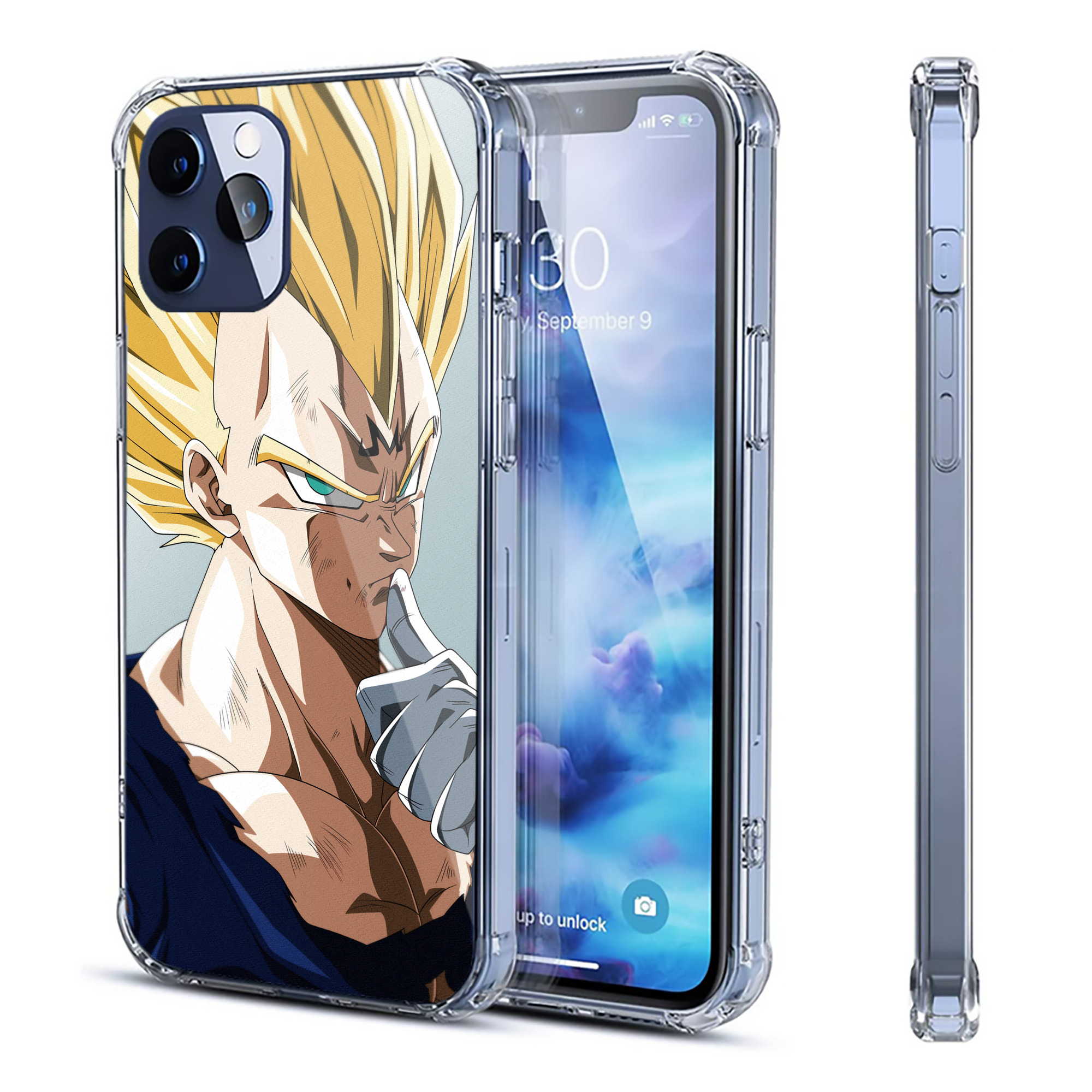 （画像用） ドラゴンボール DRAGON BALL 【iPhone 12シリーズ対応】透明スマホケース（クリアソフトケース）